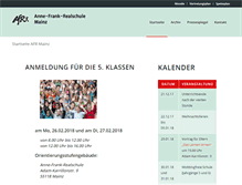 Tablet Screenshot of afr-mainz.de